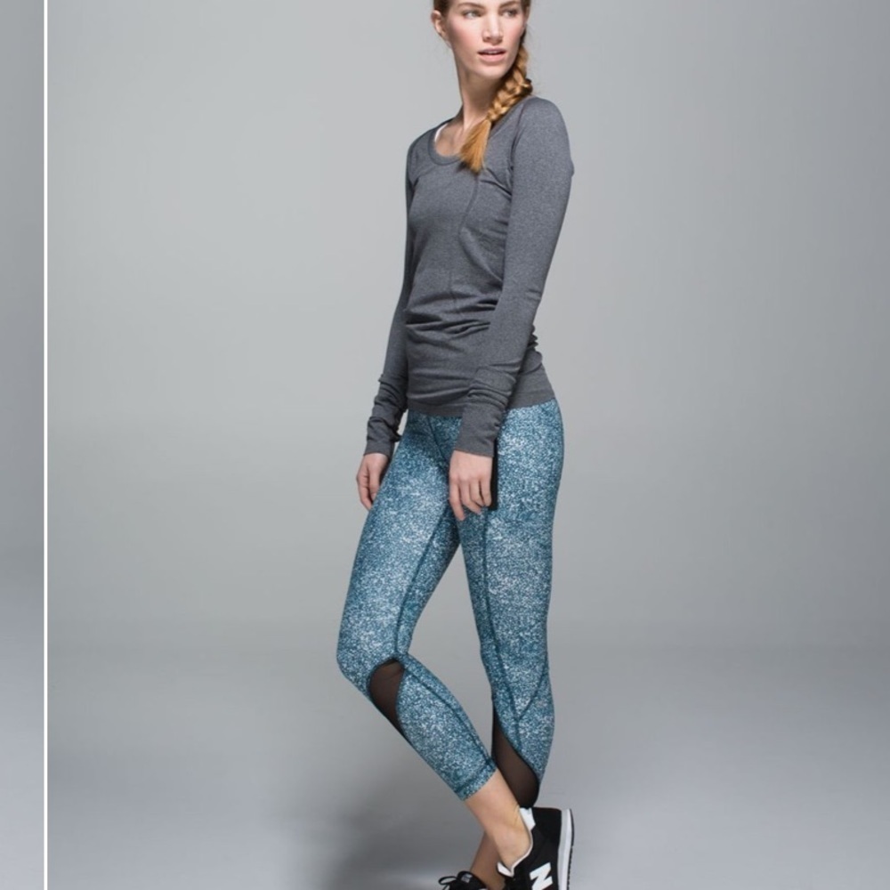 lululemon Inspire Tight II *Full-On Luxtreme Pebble Print Sz 12